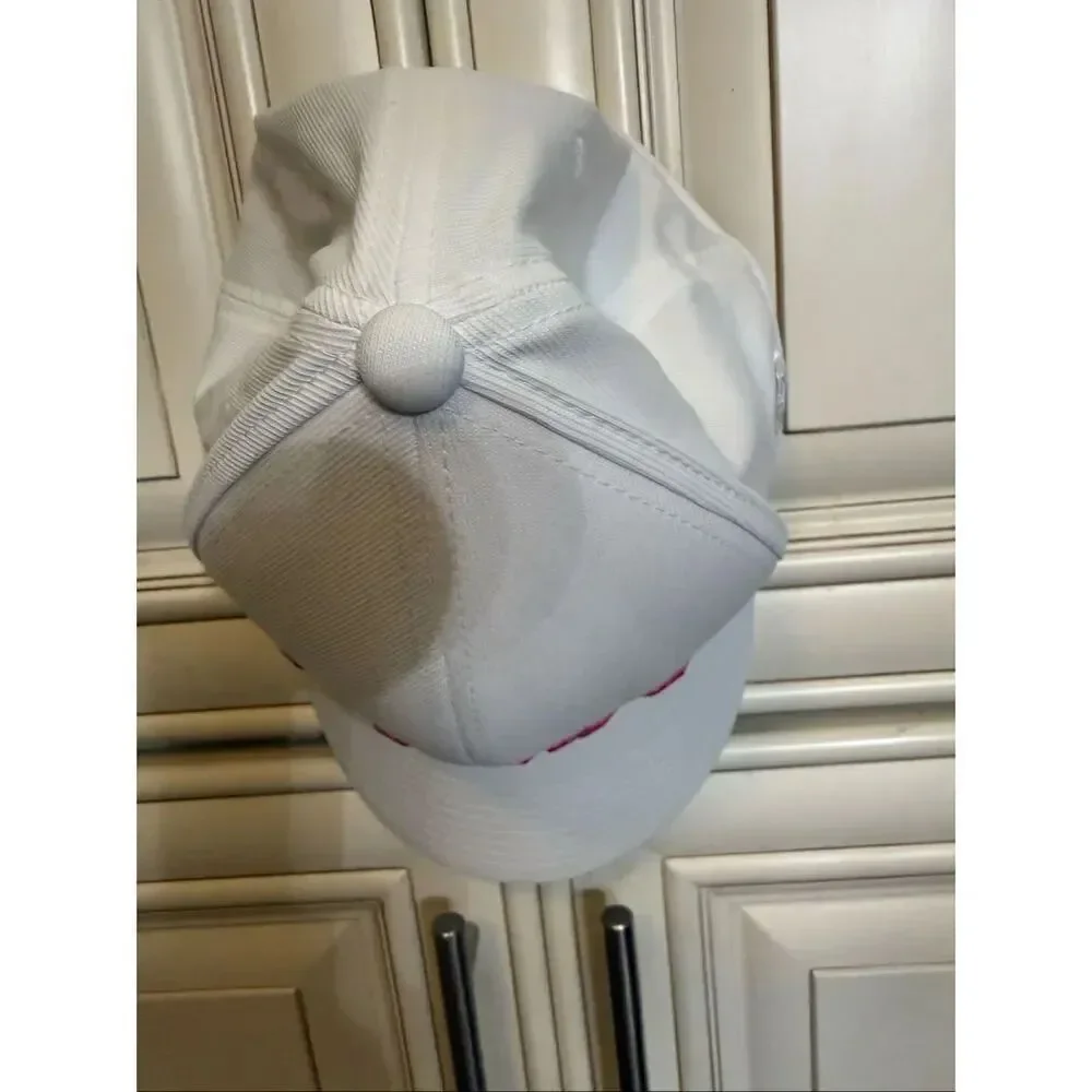 G/Fore Women's Nauka Golf Adjustable Snapback Hat Cap White Pink One Size